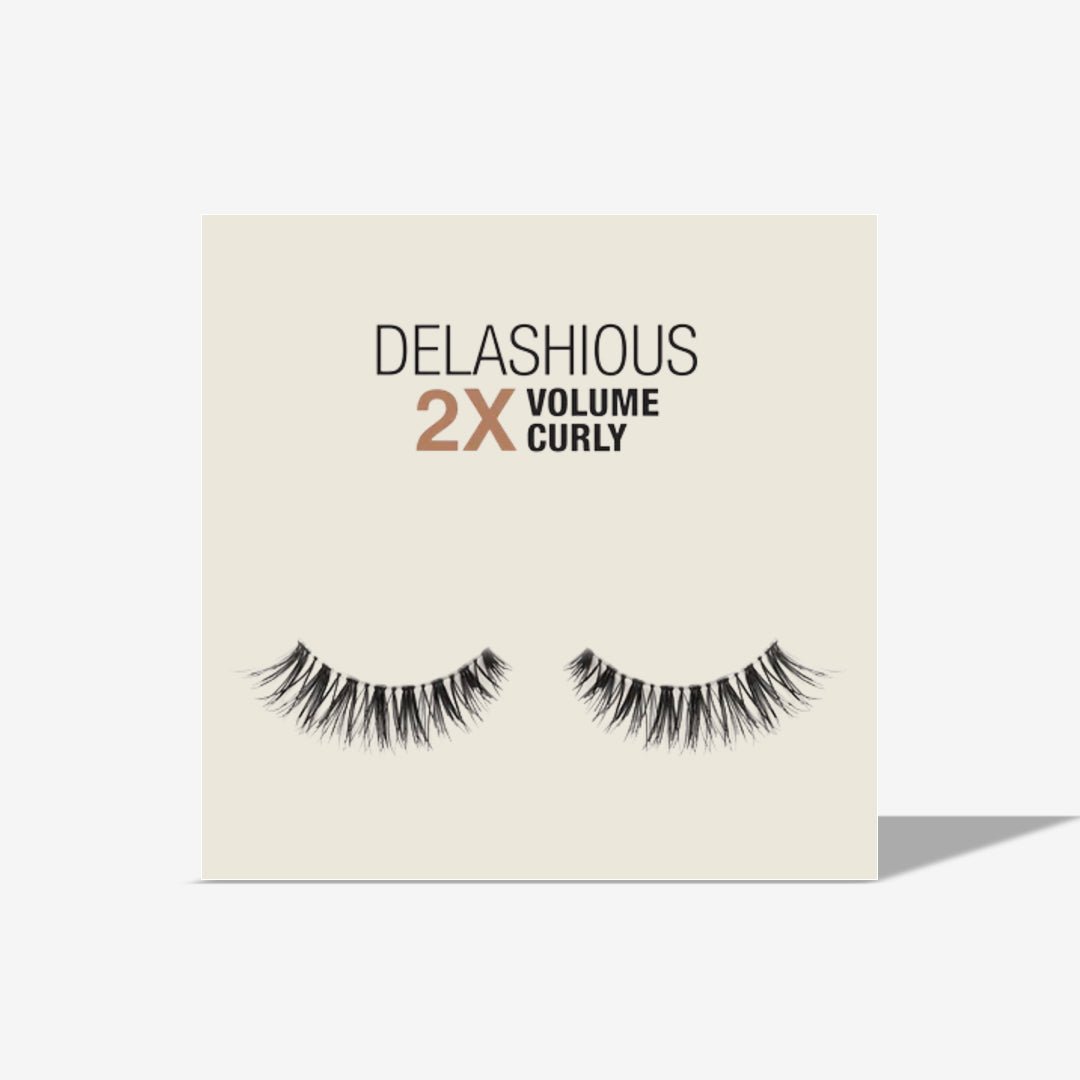 Delashious 2X Volume-Curly False Eyelashes